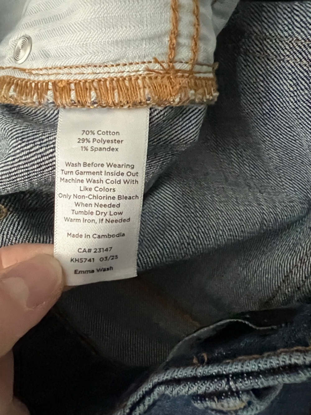 Talbots Boot-Cut Jeans in Dark Indigo - Picture 10 of 11